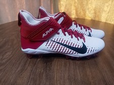 Size 14 - Nike Alpha Menace Pro 2 Mid White New Orchid for  display picture 3