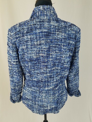 Coldwater Creek women 10 tweed blazer jacket career - Picture 6 of 6