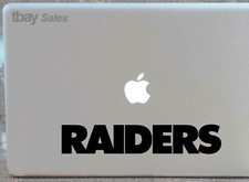 RAIDERS VINYL STICKER DECAL - Colors:Black Silver White Gray - OAKLAND LAS VEGAS