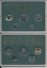 Norway / Norway - 10 + 50 Øre + 1 + 5 + 10 Kroner 1992 UNC - Circulated Coin Set