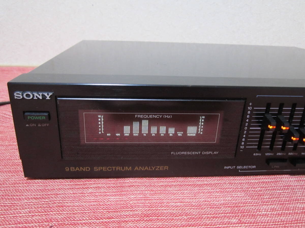 動作品】SONY グラフィックイコライザー SEQ-910 動作品】SONY グラフィックイコライザー SEQ-910