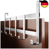 4Smile TüRgarderobe - Edelstahl TüRhakenleiste Zum EinhäNgen Universell, Pl