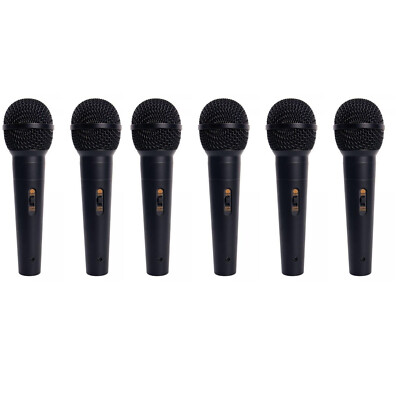 6 On-Stage AS400 Dynamic Handheld Mic w/ switch clip & carry bag Free Shipping!