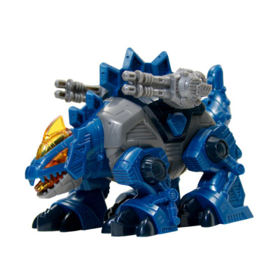 6'' Blue Stegosaurus Robot Dino Action Toy M.A.R.S. Ultimate Dinoforce Cybotronix