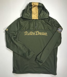 notre dame under armour pullover