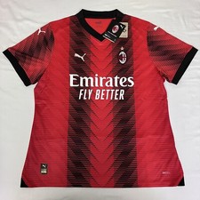 Puma AC Milan Home Shirt Ladies Womens Size L Large (Size 14) New with Tags