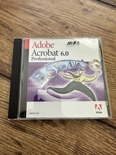 Adobe Acrobat 6.0 Professional Upgrade Mac Software Full Retail CD Serial Number