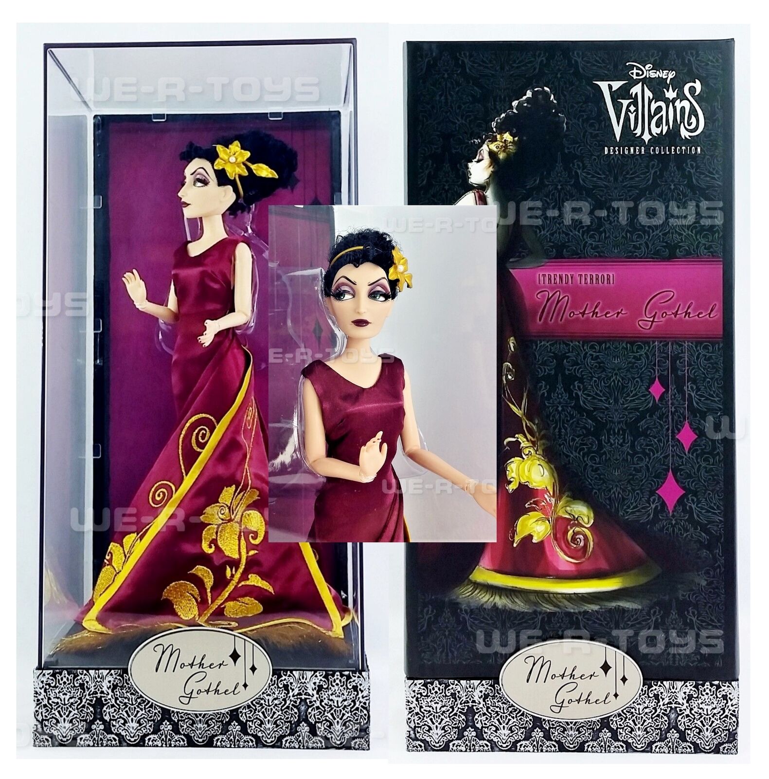 Disney Villains Designer Collection Mother Gothel Doll Disney Store  Exclusive