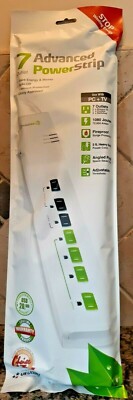 Brand New TRICKLESTAR 7 Outlet Advanced Power Strip Fire Proof Surge Protector