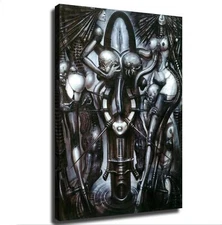 HR Giger Witches Dance Poster Canvas Picture Printing Wall Art Decoration