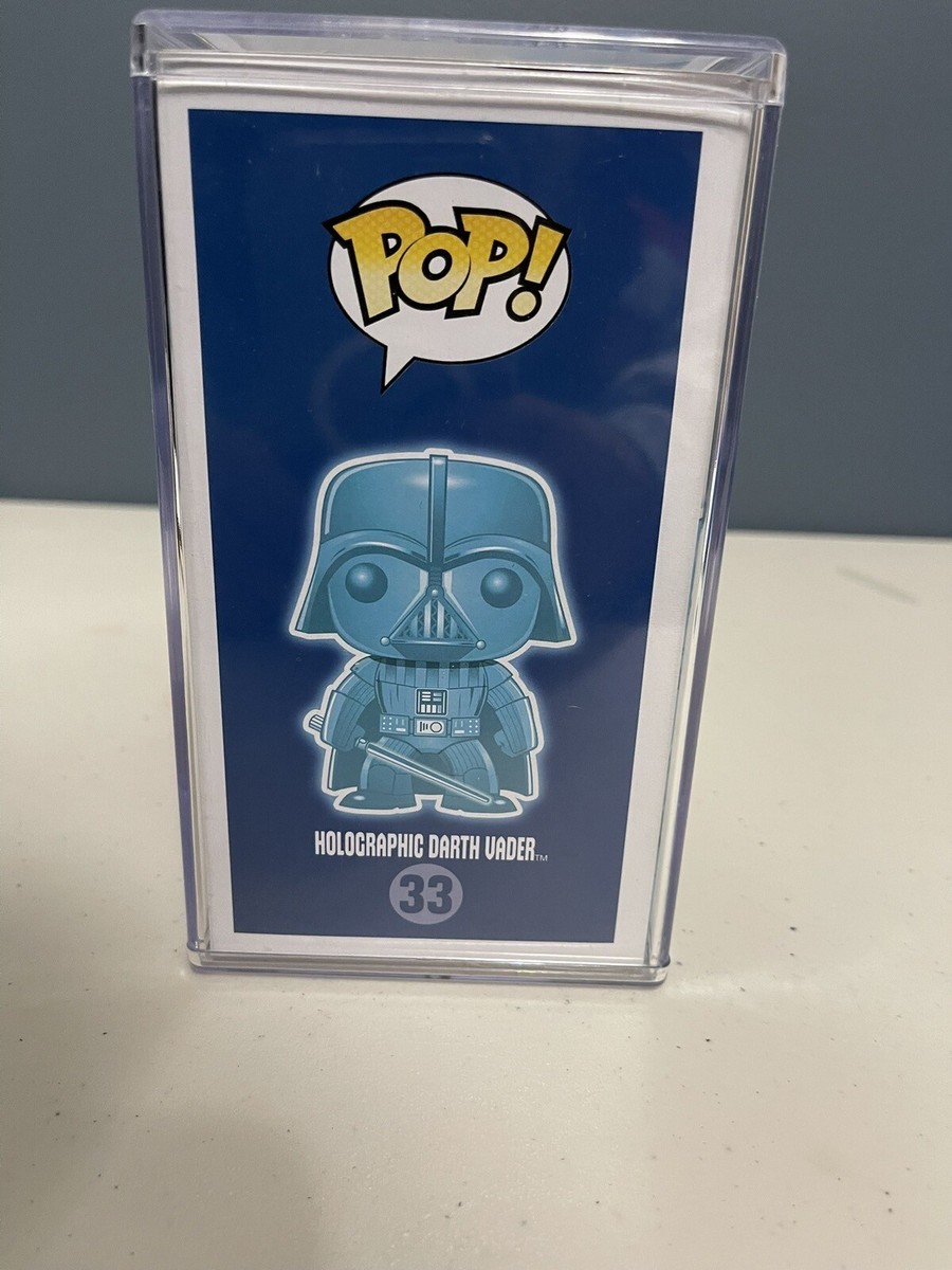 Star Wars Funko Pop #33 Blue Box - Holographic Darth Vader | eBay