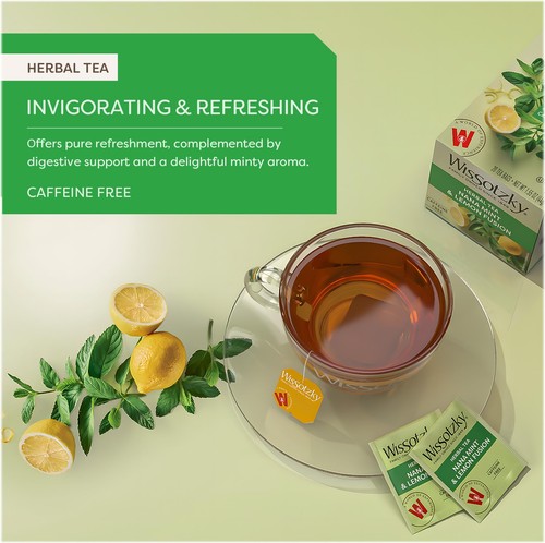 Nana Mint & Lemon Fusion Kräutertee (3er-Pack - 60 Teebeutel) | Belebende Ble... - Bild 2 von 8