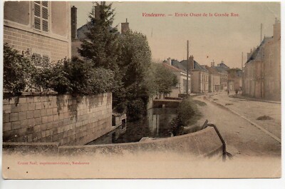 VERKÄUFER SUR BARSE - Aube - CPA 10 - Farbkarte der Grande Street