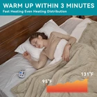 Electric Blanket Queen Size Dual Control 84