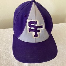 Vintage San Francisco Giants New Era Pro Model Hat SF Patch Purple Wool RARE
