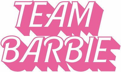barbie logo fabric