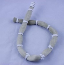 250g AAA violin viola cello Mongolia natural white bow hair horse tail 80-85cm