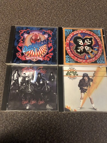 Vintage CD Heavy Metal Lot (6) AC/DC KISS Dokken Ozzie Motley WASP | eBay