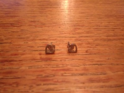 925 Sterling Silber süße kleine kleine Liebe Herz Ohrstecker Geschenk 