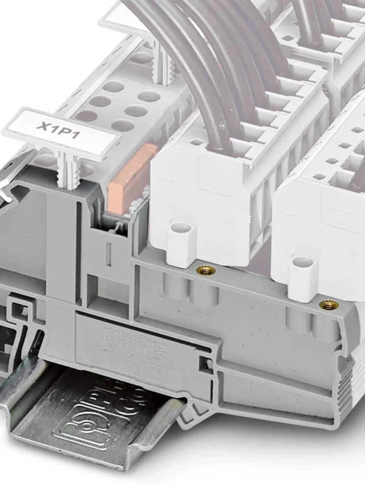 50pcs Phoenix Contact Terminal UT4-QUATTRO/2P-F 3060335 Threaded Flange Terminal - Image 3 of 4