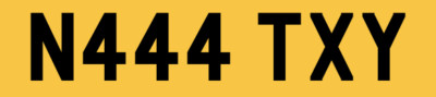 NATTY NAT NATHAN NUMBER PLATE PRIVATE REGISTRATION N444 TXY NATALIE NATALIA REG
