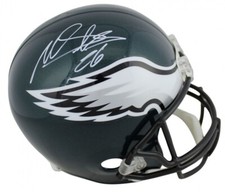 Miles Sanders Signed Philadelphia Eagles Full-Size Helmet (JSA) Ex Penn State RB