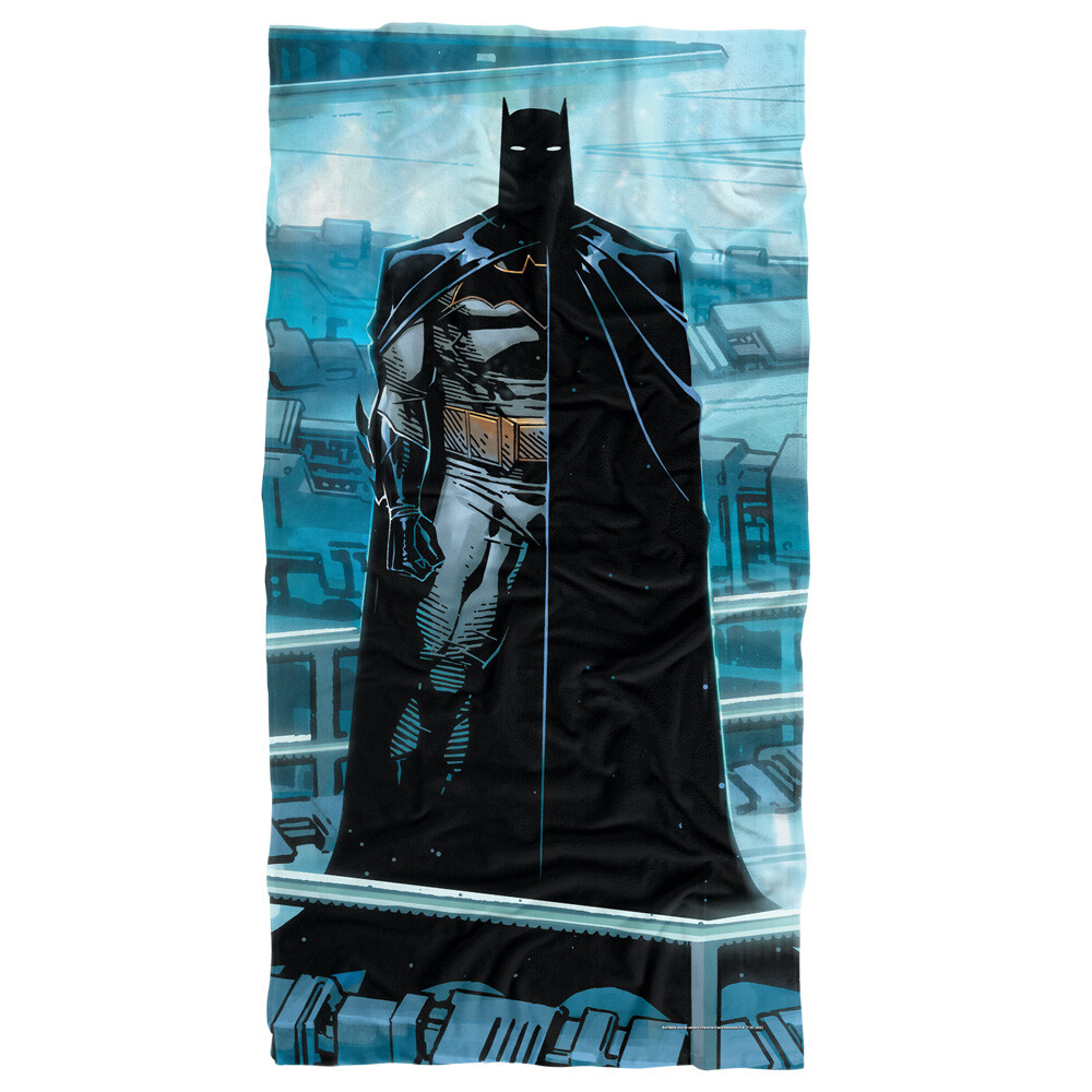 Batman Silhouette Beach Towel 30x60 Batcave Design Superhero Gift