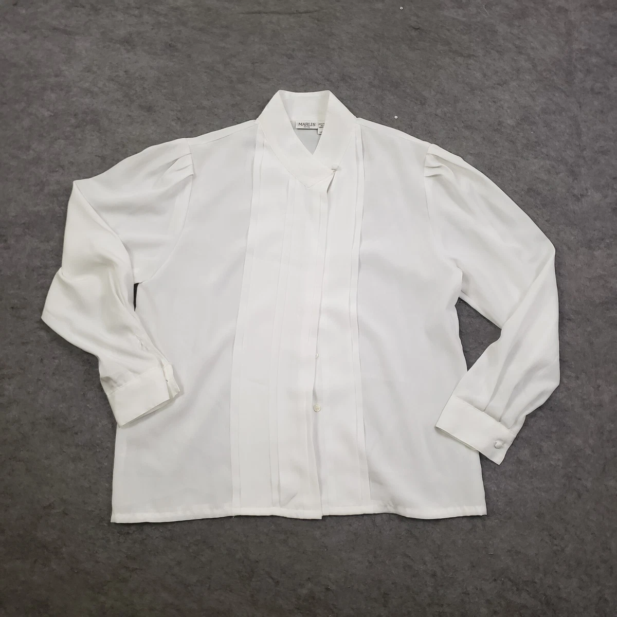 petite white blouse