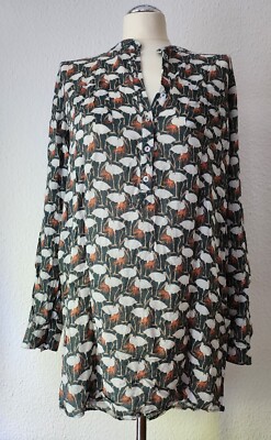 BLOOM Bluse Gr. 38 Ibis-Muster