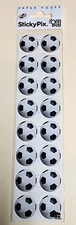 Soccer Ball Stickers Brand New in Package Unopened Sticky Pix scrapbook balls