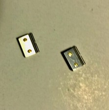 2 MAILLONS or et acier TBE.pour montre Cartier Santos femme. 10 mm