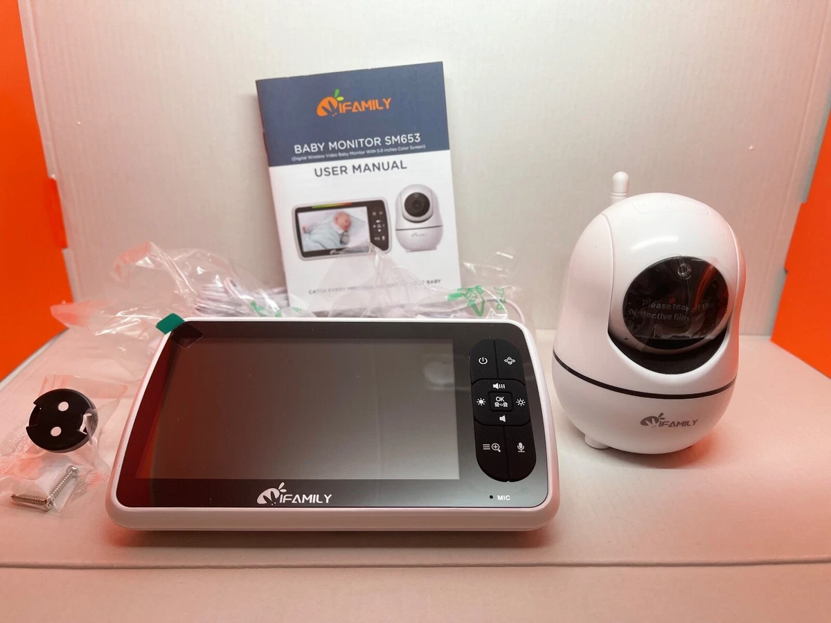 Monitor With Camera And Audio For Baby - IFamily 5 Inch Video Baby.