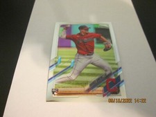 ANDRES GIMENEZ INDIANS 2021 Topps Chrome Update ROOKIE CARD USC33. rookie card picture