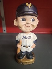 Vintage 1960s New York Mets Bobblehead Nodder Gold Base Sports Specialties
