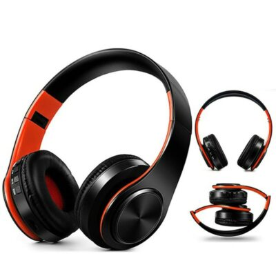 kabellose Kopfhörer Tragbar Bluetooth Stereo Klappbar Audio Mp3 Einstellbar Micro TF SD
