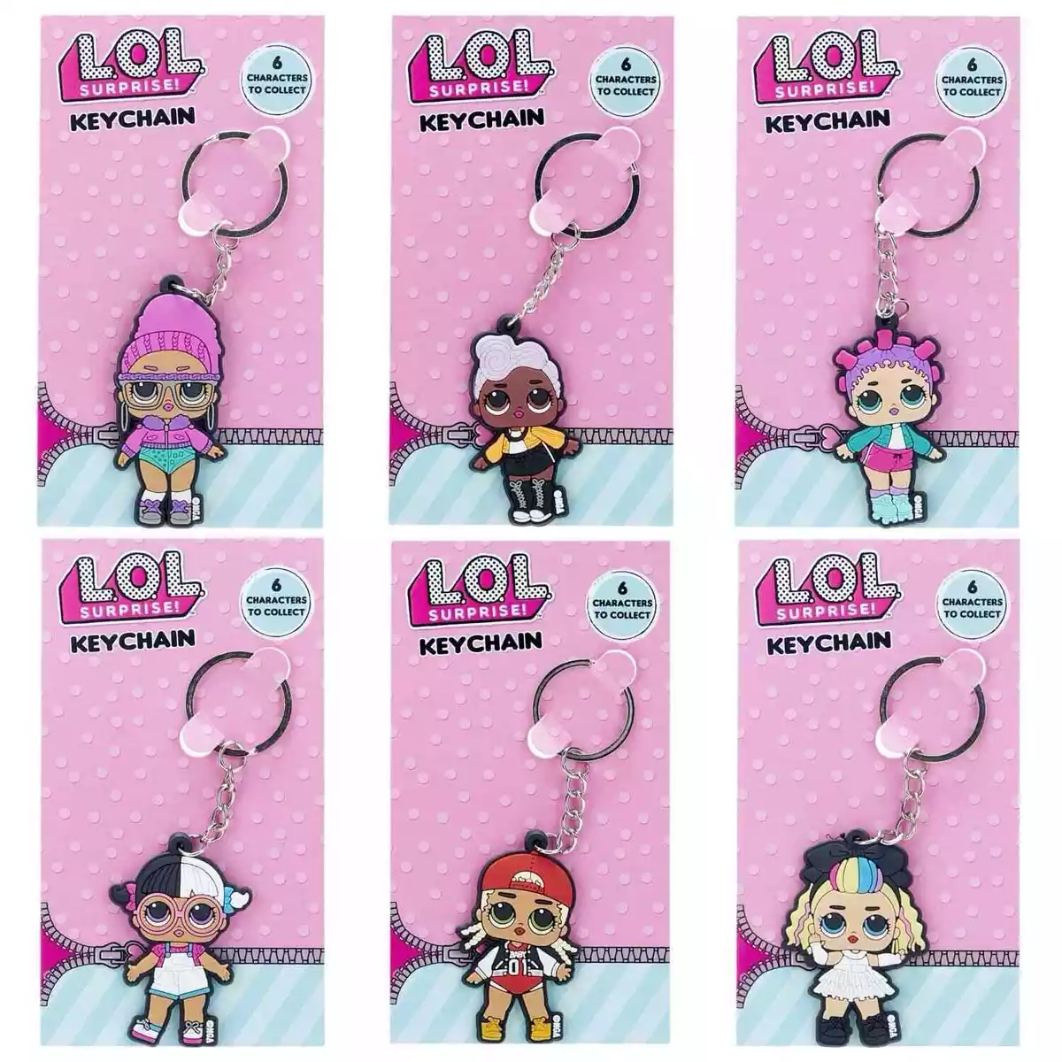 LOL Surprise Keyring Official Licensed Character 2d Rubber LOL