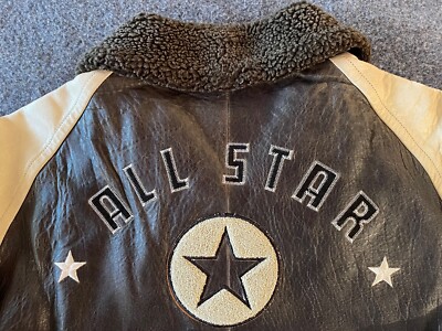 Converse All Star Varsity Letterman Jacket Vintage 90's Mens LE