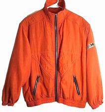 Mureli Sport Vintage Windbreaker HOT PINK LUX Rich Feel Shoulder Pads 80's 90's