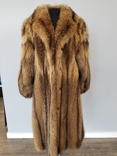 Vintage Tanuki Fur Coat. Japanese Raccoon. Genuine. Real Fur. Outerwear. Ladies 