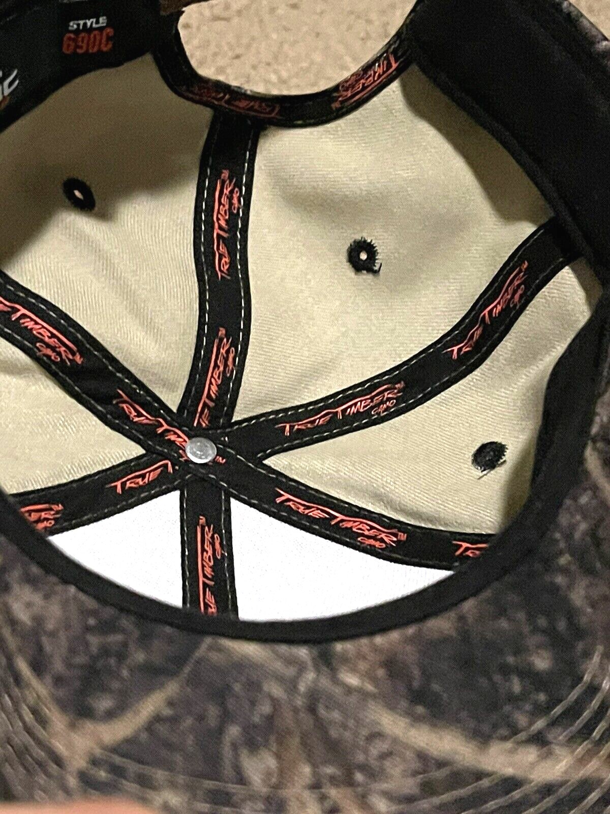True Timber Camo Baseball Hat Cap Adjustable Embr… - image 8