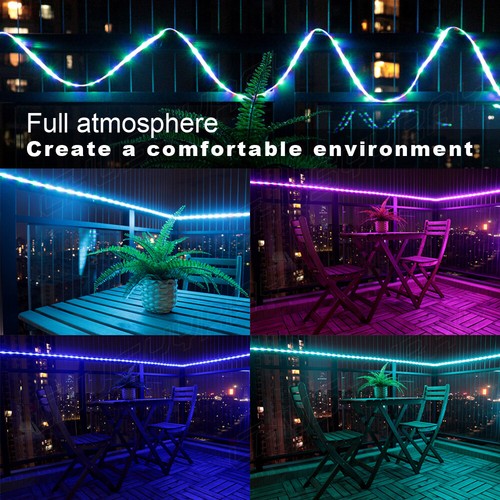 Premium RV LED Camper Awning Light Set w/ IR Remote control 24 key RGB 16ft 2835 - Picture 9 of 11