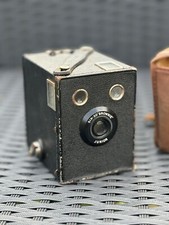 Kodak Six-20 Brownie Junior 620 Film, Box Camera With Case Used