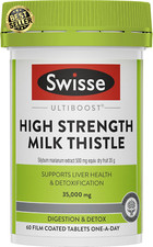 Ultiboost High Strength Milk Thistle - Supports Liver Health & Detoxification -