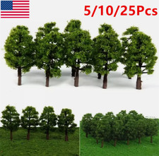 5-25X HO OO Scale Model Trees Train Railroad Layout Diorama Wargame Scenery US