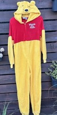 Winnie The Pooh Disney One Piece Pajama Outfit Costume Adult Size Large/XL