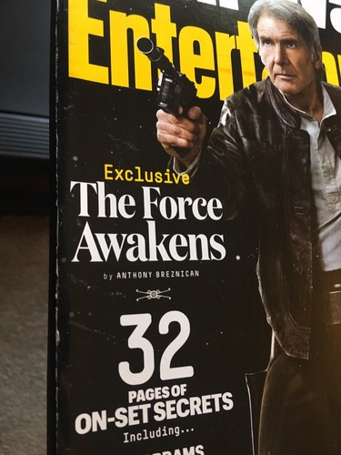 Entertainment Weekly Nov 2015 Star Wars The Force Awakens Magazine Lot Of 3 - Picture 7 of 10