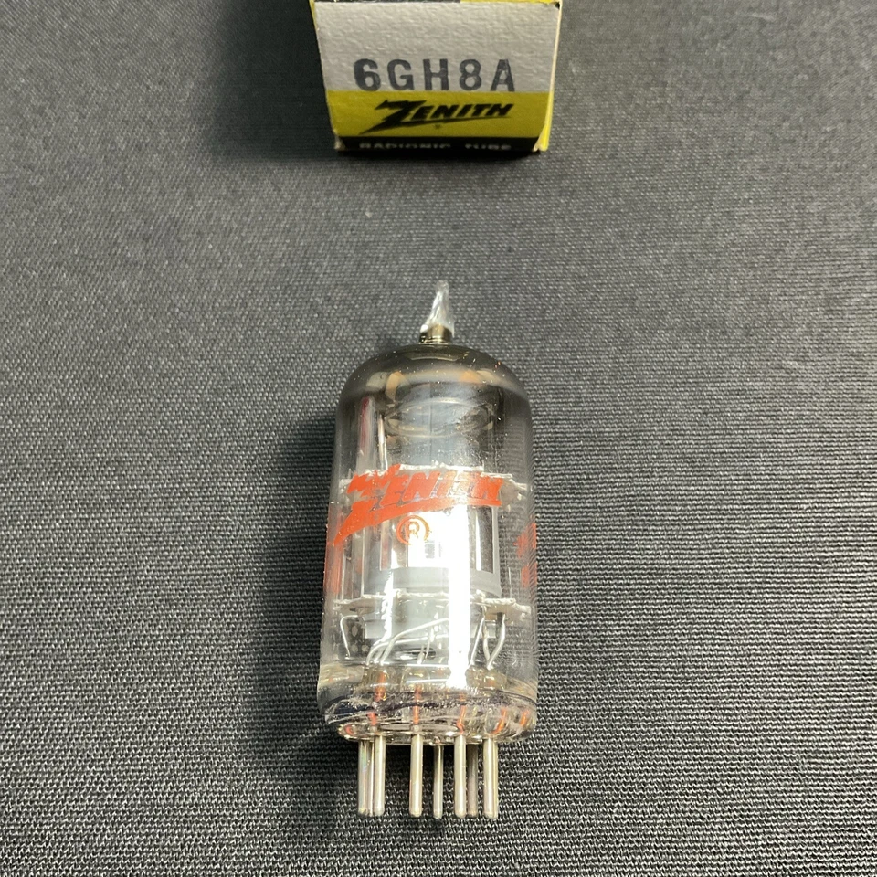 Precio por (cantidad 35) **NOS ZENITH 6GH8A TUBOS DE VACÍO DE AUDIO probados 1.10443.C Foto 4 de 4