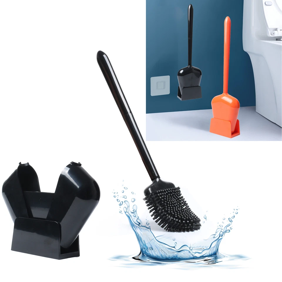 Cleaning Brush and Holder Set for Bathroom Toilet Bathtubs Wash Basins And Sink - Image 2 of 4