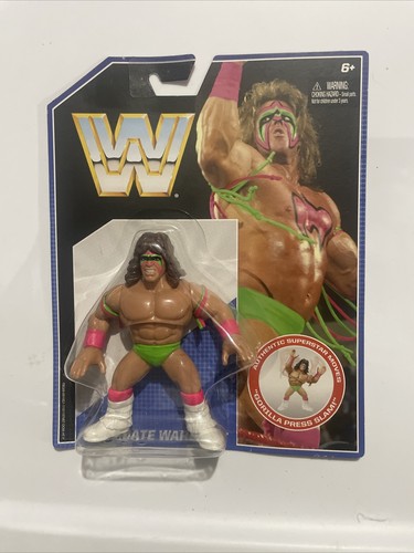 WWE Mattel Ultimate Warrior Retro Hasbro Style WWF...