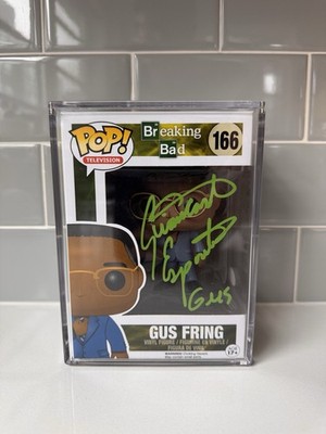 Breaking Bad Gus Fring Funko Pop Signed by Giancarlo Esposito JSA OG Hard Stack